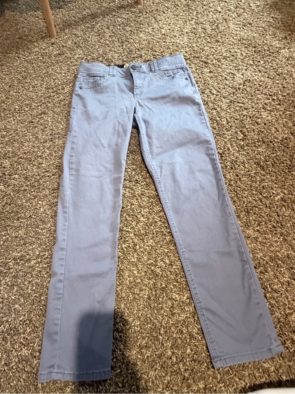 Democracy Grey Skinny Pants with Classic Five-Pocket Cut